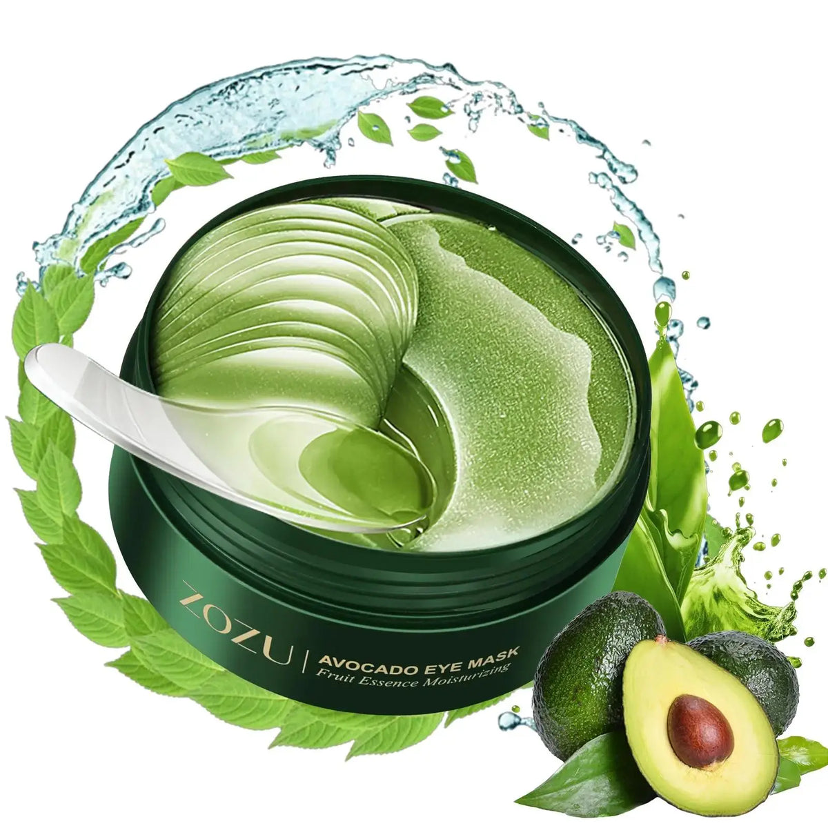 【Deals for You Days】Avocado Moisturizing Eye Bagmask,60Pcs/Set under Eye Mask, Eye Care Product for Dark Eye Bags, Skin Care Gift Moisturizer Hydrating Comfort Hydrate Moisture Hydrate Hydrate,Travel Essentials