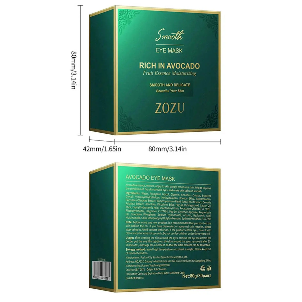 【Deals for You Days】Avocado Moisturizing Eye Bagmask,60Pcs/Set under Eye Mask, Eye Care Product for Dark Eye Bags, Skin Care Gift Moisturizer Hydrating Comfort Hydrate Moisture Hydrate Hydrate,Travel Essentials