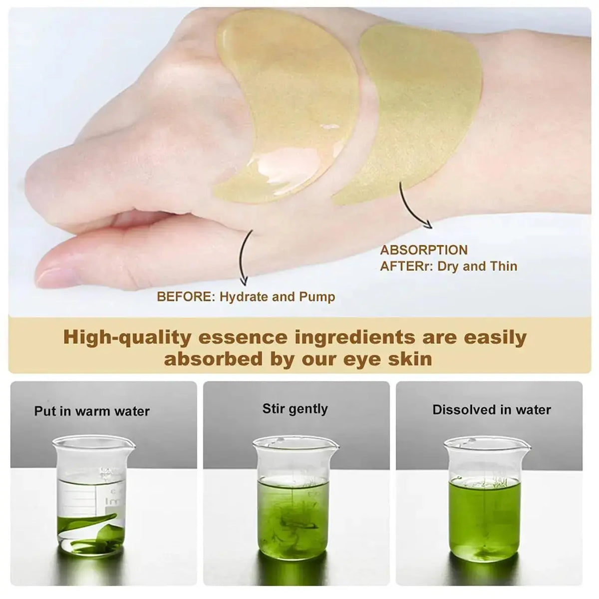 【Deals for You Days】Avocado Moisturizing Eye Bagmask,60Pcs/Set under Eye Mask, Eye Care Product for Dark Eye Bags, Skin Care Gift Moisturizer Hydrating Comfort Hydrate Moisture Hydrate Hydrate,Travel Essentials